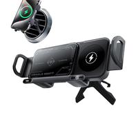 Generico Soporte magnético para móvil, soporte de coche para móvil con carga inalámbrica y rotación de 360°, no se desliza y carga rápida para todos los smartphones