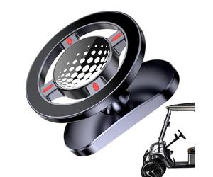 Generico Soporte magnético para teléfono para carrito de golf de aleación - Soporte giratorio de 360 grados para | Suporte plegable portátil, base magnética N52 resistente y resistente para coche Club