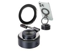Genérico Soporte Móvil para Coche En Salpicadero,Soporte Magnético para Tablero de Coche - Base Giratoria 360 Grados con para Videollamadas Navegación Vlogging Viajes Carretera