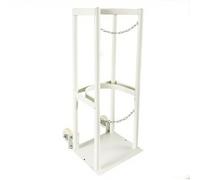 Genérico Soporte móvil para Tanques de oxígeno con Ruedas, portacilindros portátil para facilitar su Transporte, diámetro de Entrada de 24 cm/9,6 Pulgadas, Ideal para Uso doméstico e Industrial.