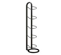 Generico Soporte para balones de baloncesto | Bastidor con 5 niveles para balones deportivos - Organizador para voleibol - Para baloncesto, voleibol, fútbol, gimnasio, patio, exterior, escuela, jardín