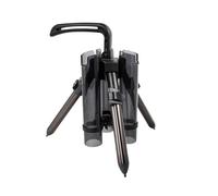 Generico Soporte para barra de pesca Tripod - Solución de almacenamiento estable | Aluminum Alloy Fishing Stand Plegable Diseño | Portable Pole Organizer For Garage Shore Boat Use Secure Support Easy