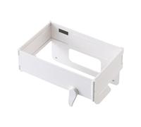 Genérico Soporte para basura: estante de almacenamiento para cocina, gancho adhesivo, soporte para tapa magnética, para bolsa de basura al aire libre, de pared para gabinete, organizador de bol