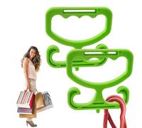 Genérico Soporte Para Bolsas De La Compra - 2 Unidades de Agarre de Alta Resistencia,Asa Para Portar Bolsas De La Compra Cada Una Sostiene Hasta 45 Kg | Para Hogar Apartamento Tienda y Supermercado