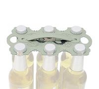 Genérico Soporte para Botellas De Cerveza - Porta Vasos Portátil para 6 Unidades | Bolsa Térmica para Bebidas En Exteriores Fiestas Cumpleaños Pícnic Excursiones Café Whisky