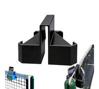 Genérico Soporte para cámara de Tenis, Clip de Red y Valla, Soporte para cámara de acción para teléfono, Soporte de grabación Estable de Doble ángulo en la cancha para Entrenamiento (Black)