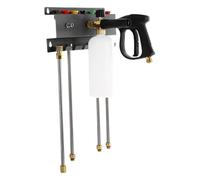 Genérico Soporte Para Cañón De Espuma - Almacenamiento De Accesorios De Limpieza Automotriz - Base Para Espumador Y Accesorios | Para Garaje Sotano Jardin Camioneta Sedan SUV Propietario Limpieza