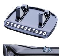 Generico Soporte para cartas de coche para móvil, base antideslizante para salpicadero de coche, soporte para teléfono móvil, apto para familia, amigos, hombres, de viaje, conducción de vehículos