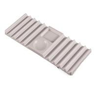 Genérico Soporte Para Cepillo De Uñas - Soporte De PP De 7,72 X 3,15 X 0,39 Pulgadas, Bandeja De Exhibición Para Técnico Profesional | Ahorro De Espacio Encimera Arreglo Cuidado Personal Aseo