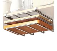 Genérico Soporte Para Debajo Del Gabinete - Organizador De De Cocina De Metal, Inserto De Soporte De Almacenamiento Colgante, Accesorio Para De Alambre Debajo Del Gabinete | Ayudante De Cocin