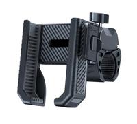 Generico Soporte para dispositivo de scooter eléctrico - Arquitectura de abrazadera de rotación completa para absorción de impactos Ángulo de visión ajustable Hardware Diseño compacto y ligero del