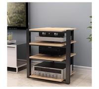 Genérico Soporte para Equipos audiovisuales - Estantería de Audio y vídeo, Soportes para Equipos de Sonido, Centro de Entretenimiento, Organizador de CD para el hogar, la Oficina, el