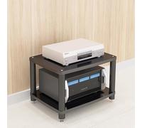 Genérico Soporte para Equipos audiovisuales - Estantería para Audio y vídeo, Mueble estéreo de Madera para amplificadores, Cine en casa, Oficina y Sala de grabación - Negro, Torre para componentes de