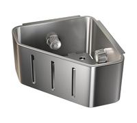 Genérico Soporte para Esponja para Fregadero - Acero al Carbono, Organizador Estante de Esquina Triangular a Prueba de Herrumbre | Estante para jabonera con, Carrito de Limpieza de encimera para