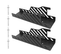 Genérico Soporte para Gatos de Coche de Pared | Acero Resistente Hasta 6 Toneladas - Organizador De Herramientas Para Taller | Para Cochera Sotano Mecanicos Aficionados Al Automovil