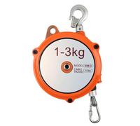 Genérico Soporte para Herramientas con contrapeso retráctil Ajustable y Resorte - Cable de Acero de 1,5 m con Gancho para la organización del Espacio de Trabajo, Ideal para Herramientas (1-3 kg) - 1