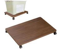 Generico Soporte para impresora de mesa - Rack delgado 45 x 30 cm, base móvil para panel de alta densidad, estructura con fácil desplazamiento | Práctico soporte para esquinas estudio Sale Riu
