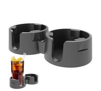 Generico Soporte para la taza de escritorio, 23 x 11,3 x 5,4 cm Sturdy Spill-Proof Adhesive Double Drink Coaster | Efficient Smooth Flat Desk Coaster, No Tipping Beverage Stand For Living Room