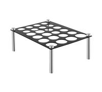 Generico Soporte para Las Piezas de para la Resina - Adaptación a Las Patas | Molde de Metal para la creación de con 24 Agujeros - para Adultos, Estudiantes, casa Estudio