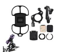 Genérico Soporte para Móvil de Bici,Pinza Universal Ajustable con Absorción De Impactos | Sujetador para Manillar | para Ciclismo Viajes Navegación Grabación de Video Videollamadas