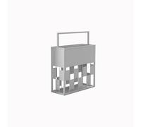 Genérico Soporte para Paraguas - Soporte para Paraguas Comercial de Metal de Gran Capacidad (Blanco)