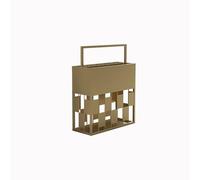 Genérico Soporte para Paraguas - Soporte para Paraguas Comercial de Metal de Gran Capacidad (Dorado)
