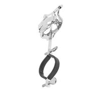 Genérico Soporte Para Partituras Flauta Saxofón Carpeta De Marcha Para Trompeta Trombón Juguete Trompeta Atriles Banda Tenor Lira Instrumento Atril Plegable De Metal Plateado