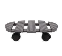 Genérico Soporte para Plantas con Ruedas - Rueda Resistente Impermeable | Estantes para Flores de Interior | para Exterior Jardín Suelo Patio Exterior Terraza Balcón Porche