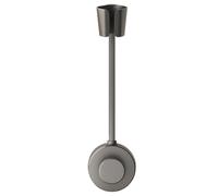 Generico Soporte para secador de pelo - Acero Carbono 33 cm | Porta secador de mano libre plegable y estable, organizador ajustable para baño, casa y salones Pro