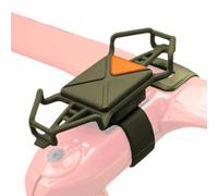 Generico Soporte para smartphone de bicicleta - Accesorio manillar | Antideslizante Elástico Ajustable Desenganche Rápido Soporte Rotación 360° Banda Silicona