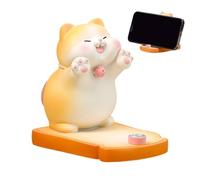 Generico Soporte para smartphone - para tableta de figurita Cat | Soporte para teléfono de escritorio | Thopent para smartphone | Para la casa, salón, dormitorio, estudiar videollamadas medios trabajo