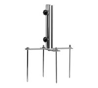 Genérico Soporte para Sombrilla De Playa - Resistente al Viento y Duradero con 4 Puntas,Estabilizador De Sombrilla Solar con Clavija Exterior | para Piscina Camping Bote Verano Exterior Patio Césped