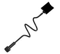 Genérico Soporte para Tablet y Teléfono Negro Clip Giratorio 360°, Material PVC y Alambre de Hierro, Adecuado para Cama y Oficina, Protege y Mantiene la Estabilidad