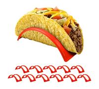 Generico Soporte para Tacos | Juego colorido de 12 soportes para rack | para bandejas para Taco Street Taco Rack, Porta conchas para Tacos o Aptos para lavavajillas y microondas
