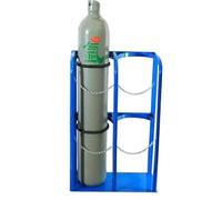 Genérico Soporte para Tanque de oxígeno - Soporte de Acero Resistente para Cilindros, portatanques de oxígeno, Estante Fijo para Cilindros de Gas para Taller de fábrica o Garaje (tamaño: 24 cm/9,4 PU