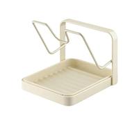 Genérico Soporte para tapa - Soporte para tapa de utensilios de cocina, Organizador multiusos | de para de cacerola, práctico estante de cocina para colocar utensilios de tela y cuchara,