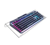 Generico Soporte para teclado de 17 pulgadas para escritorio | Acrylic Desk Riser - Clear Anti Slip Ergonomic Keyboards Lifter for Gaming Typing Programming And Office Desk Organization Use