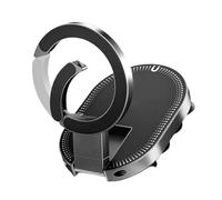 Generico Soporte para teléfono A - Magnético 360 grados, | Casquillo giratorio portátil para taxi automático, gimnasio, navegación, viajes, camping, robusto, estable, material de calidad, equipo