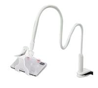 Generico Soporte para teléfono con cuello de: Soporte móvil flexible, con clip ajustable, soporte elevado con brazo largo, para teléfono giratorio | Para mesita de noche escritorio cómodo