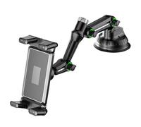 Genérico Soporte para Teléfono con Tablero De Instrumentos - Accesorio Vidrio Almohadilla Adhesiva Palanca Bloqueo Brazo Telescópico Junta Giratoria Navegación | Base Parabrisas