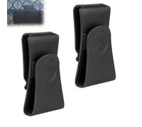 Genérico Soporte para teléfono con Vista de Raqueta, Soporte Universal para cámara de Tenis para Red y Valla, Soportes fijos para Redes de Tenis para grabación de Partidos en ángulo (2pcs)