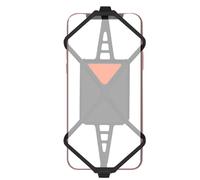 Generico Soporte para teléfono de bicicleta | Accesorio manillar - Soporte giratorio 360° con banda de silicona antideslizante de alta elasticidad liberación rápida para ciclismo y actividades al aire