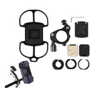 Genérico Soporte para Teléfono de Bicicleta - Clip Universal Ajustable Giratorio 360° | Sujetador para Manillar,para Navegación GPS, Ver y Grabar Video, Streaming En, Video Llamadas y Conducción en