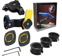 Genérico Soporte para teléfono de Moto, Amortiguador de vibración, Compatible con Smartphones universales, para Manillar de Bicicleta, patinette, Quad, Scooter, Twist & Lock