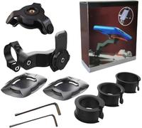Genérico Soporte para teléfono de Moto, Amortiguador de vibración, Compatible con Smartphones universales, para Manillar de Bicicleta, patinette, Quad, Scooter, Twist & Lock