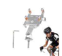 Generico Soporte para Teléfono en Bicicleta | Aleaciones De Aluminio | Para Mountain Bike,Amortiguación Universal para Hombre y Mujer