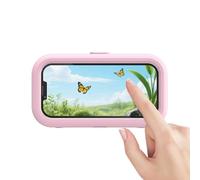 Generico Soporte para teléfono en la ducha | Soporte de pared impermeable - Cubierta adhesiva para puerta de teléfono baño, para espejo cocina, playa, bañera, viaje, gimnasio, piscina