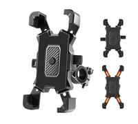Genérico Soporte para teléfono móvil para Scooter, Soporte para teléfono para Manillar de Bicicleta - Soporte Giratorio para para Bicicleta,Clip de portátil para Motocicleta, Abrazadera de te