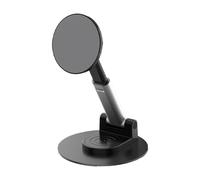 Generico Soporte para teléfono móvil plegable, soporte para teléfono de escritorio, soporte para teléfono giratorio de 360 ° con base de metal, magnético para con grabación de video para ver l