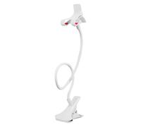 Generico Soporte para teléfono - PC, Abrazadera para teléfono Ajustable diseño Estable Cuello | Soporte para Brazo Flexible Giratorio 360° par visualización Manos Libres, Soporte